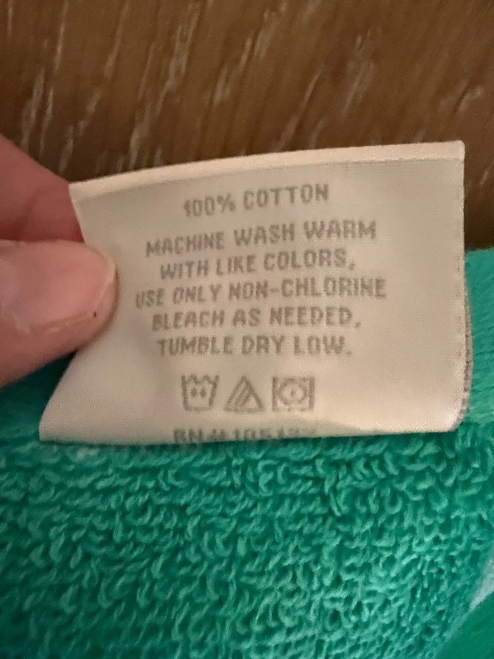 Southern Living Aqua and White Striped Reversible Oversized Beach Towel 40x70